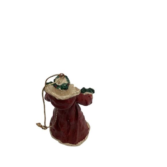 Vintage Santa Claus Ornament Hand-Painted Decor - Picture 4 of 7